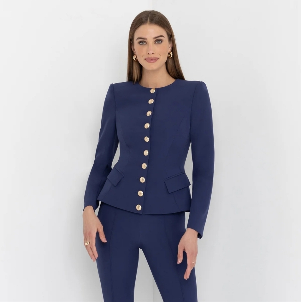 Generation Love Ophelia Navy Blazer